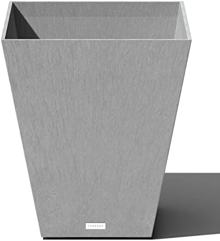 Veradek Pure Series Nobleton Planter - Tapered Square Outdoor Planter by VeradekOutdoor