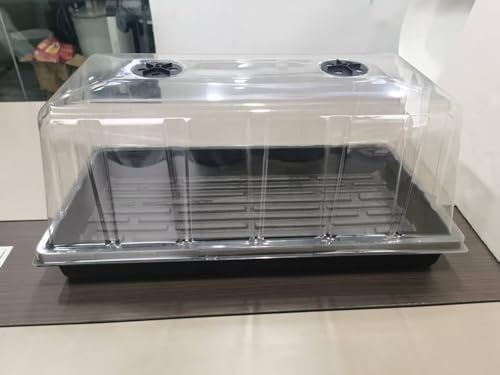 1020 Seed Starting Trays with Tall 7.3" Humidity Dome, No Hole, 5-Pack - Image 5