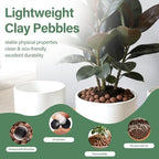 Halatool 12LB Leca Clay Pebbles for Plants, 4-16mm Hydro Balls for Drainage - Image 2