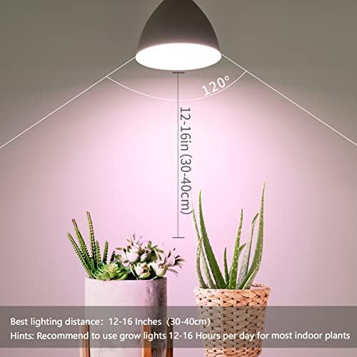 Smart Grow Light Bulbs for Indoor Plants, Programmable Timer and Dim - Image 6