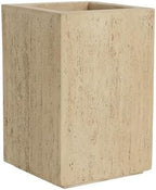 Christopher Knight Home Jorine Rectangular Planter, Patio Plant Urn, Lightweight Concrete Garden Pot, Plant Pot with Drain Plug, Outdoor Large Planter for Backyard Garden Poolside, 19.75" Travertine - Image 6