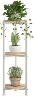 3 Tier Plant Stand Indoor Corner Tall Round Shape Plant Shelf by YIZAIJIA