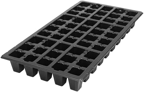 SUNPACK 21" x 11" Heavy Duty 50-Cell Square Insert, Black, 2.5" (Pack of 30) - Ideal for Greenhouses or Indoor Gardening - Holds Up to 50 Different Seeds - Image 3