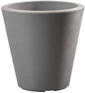 Crescent Garden Madison Planter– Weather-Resistant, Double Walled Indoor/Outdoor Plant Pot with Drain Hole – Durable All-Season Flower Container, 20" W (Slate) by CrescentGarden
