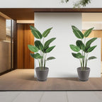 Kozyard 2Packs Round Planter Indoor Outdoor Plant Pots - Image 4