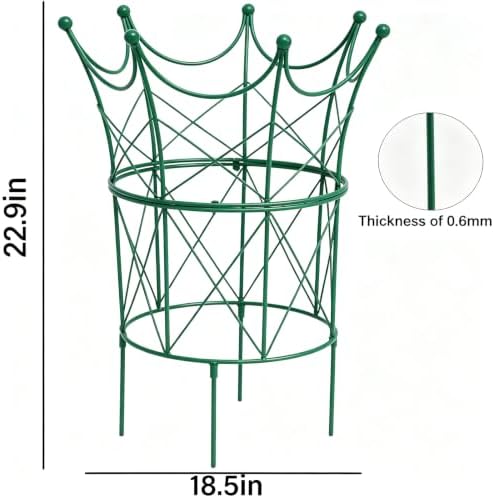 22.9" Peony Cage Sturdy Metal Plant Support for Peonies & Dahlias - Image 2