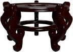 Red Lantern Rosewood Fishbowl Stand - Size 14.5 in. Base Diameter by RedLantern