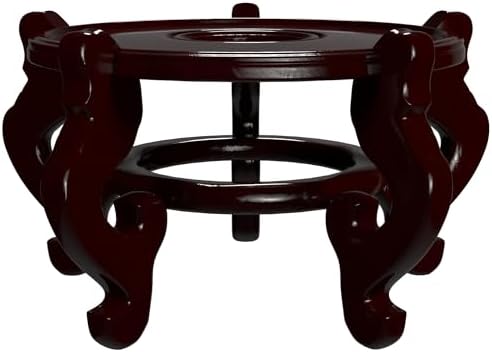 Red Lantern Rosewood Fishbowl Stand - Size 14.5 in. Base Diameter by RedLantern