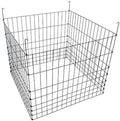 Garden Wire Compost Bin 36x36x30 inches, Black, Garden Bed Fencing by MTBSUPPLY
