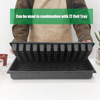 RooTrimmer 18-Pack 1020 Seedling Trays with Holes - Extra Strength Heavy Duty,10" x 20", Reusable 1020 Nursery Trays for Seed Germination, Plant Propagation, Garden Seed Starter and Microgreens - Image 5