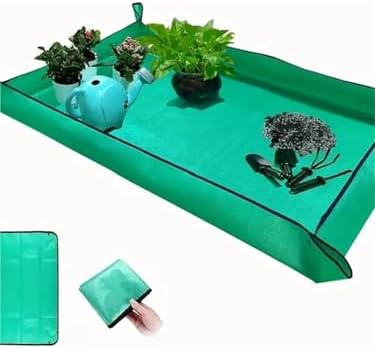 Repotting Mat Gardening Mat Soil Changing Mat Waterproof Thickened Succulent Potting Operation Flower Mat Gardening Tools Supplies(100x100cm) - Image 6