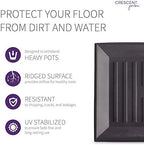 Crescent Garden Universal Square Plant Saucer, Houseplant Durable Drip Tray for Square Planter, Heavy-Duty Plastic Drainage Dish, Indoor/Outdoor pot Saucer - 11'' inner x 14.5" outer (Old Bronze) - Image 4