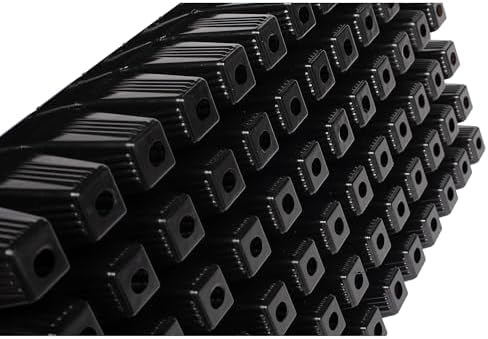 SUNPACK 21" x 11" Heavy Duty 72-Cell Square Insert Tray, Black, 2.5" (Pack of 30) - Ideal for Greenhouses or Indoor Gardening - Holds Up to 72 Different Seeds - Image 2