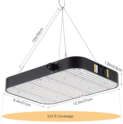 FECiDA Dimmable LED Grow Tent Light for 2x2 ft Coverage - Image 6