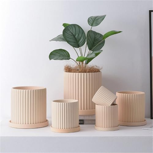 Planter Simple, Breathable, Plain Terracotta Flower Pot—Perfect for Placing On A Windowsill in A Study Garden(XS) - Image 4