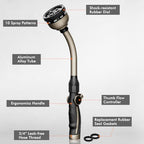 RESTMO Watering Wand Heavy Duty, 15-Inch Long Hose Nozzle Sprayer - Image 2