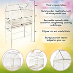 H Potter Freestanding Wardian Case Terrarium, Large - Image 5