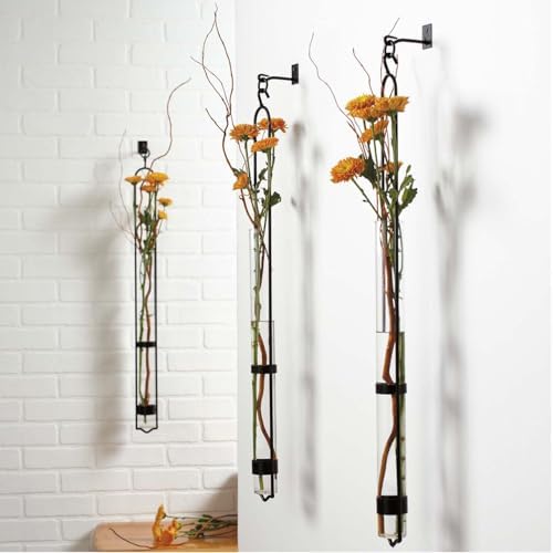 COURONNE CO. Elegant Glass Flower Vases & Test Tube for Plants - 33 in – Clear Vase Decor for Living Room, Indoor Plants & Home Decorations - Image 4