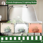 Grow Lights for Indoor Plant 6000K White Red 40 LEDs,Plant Growing Light - Image 3