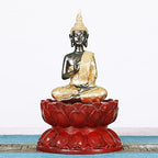 Oriental Home Display Stand Wooden Rosewood Carved Lotus Base - Image 6