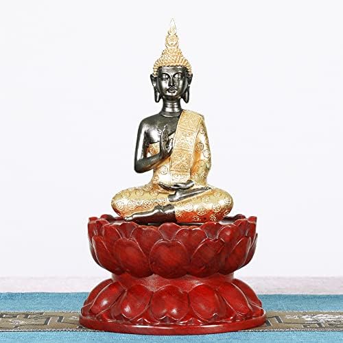 Oriental Home Display Stand Wooden Rosewood Carved Lotus Base - Image 6