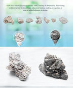 SubstrateSource Natural Aquarium Stones - Medium Gray Jagged Layered Aquascaping Rocks for Dramatic Layouts, Stacking, Terrariums, Freshwater Fish Tank Decorations & Epiphytic Plants - Wolf, 30 LB - Image 4