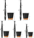 GARDIFE Hanging Planters for Indoor Plants,5Pcs Hanging Basket for Indoor Boho Home Decor,Macrame Plant Hanger,35 Inches,29Inch,23Inch, Ivory,Self Watering Planters, 7/6.5/6/5.5/5 Inch,Black&Black - Image 5