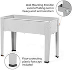 Metal Raised Garden Bed,Raised Planter Box with Legs,Herbs and Vegetables Planter Suitable for Outdoor Patio Deck and Porch (Mini Gray) - Image 7