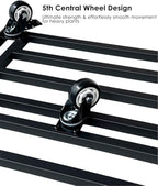 30" Metal Plant Caddy with Wheels Heavy Duty,Extra Large Rolling Plant Stand with 5 Caster 900 Lbs Load Capacity,Square Plant Dolly for Large Pots,Planter Rollers for Indoor Outdoor Use - Image 3