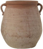 Creative Co-Op Large Orange & Whitewashed Terracotta Urn - Image 3