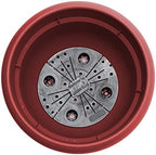 Bloem Ariana Self Watering Planter: 12" - Burnt Red - Durable Resin Pot, for Indoor and Outdoor Use, Self Watering Disk Included, Gardening, 3 Gallon Capacity - Image 2