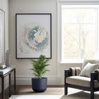 Kante Modern Home Minimalist 13.2" Dia Charcoal Concrete Capsule Planter - Image 3