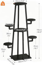 HOOBRO Plant Stand Indoor with Grow Lights, 7-Tier 47.2" Plant Shelf - Image 2