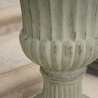 Great Deal Furniture Outdoor/Indoor Antique Green Stone Finish Planter/Urn, 26" - Image 4
