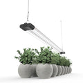 LED Grow Light Full Spectrum Light Linkable 5000K Daylight + 660nm Red Indoor Plant Lighting Fixture (4 FT) by BoostGro