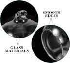 BESPORTBLE 12Pcs Modern Transparent Glass Globe Terrarium Elegant Air Plant Holders for Home Decor Succulent Display Micro Landscape Creation Vases - Image 3