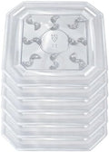 Plastic Plant Saucer, 6 Pack, Square, (14x14) by ZzpYXIA