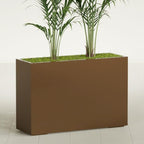 Greenline Alice Tall Rectangular Fiberglass Planter, Outdoor Planter Box - Image 2