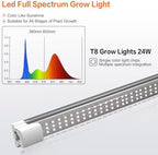 Plant shelf with grow light, 5-Tier 96W 23.2"L x 13.4"W x 61.4"H - Image 7