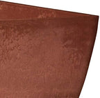 PSW Pot Collection FB40TC 16x13 inch Plastic/Stone/Wood Composite Square Planter – No Drainage Hole (Drillable), Modern Indoor/Outer Pot for Flowers, Foliage, Fairy Gardens, Terra Cotta Color - Image 3