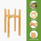 23.6" Tall Adjustable Plant Stand Indoor Flower Holder Fits 8-12 Inch Pots - Image 2