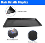 6 Pack Extra Large Oil Drip Pan, 35.4 x 24 x 1.6 in Oil Change Drain Pan, Plastic Oil Drip Tray for Under Car, Oil Catch Pan Tray for Garage, Fridges, Washing Machines, Cat Litter Box Bottom - Image 3