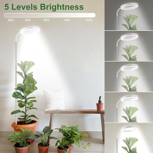 wolezek Grow Lights for Indoor Plants Full Spectrum, 80 LEDs 3 Colors - Image 5