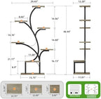 BACEKOLL Plant Stand Indoor with Grow Light, 7 Tier 49" Lighted Plant Shelf - Image 6