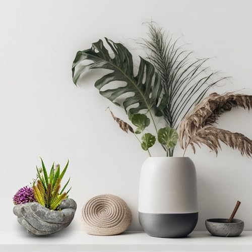 Cement Hand Pot – Concrete Mini Planter & Holder - Image 5