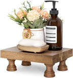 EOSAHR Wood Riser for Decor & Display Stand for Kitchen Counter, Brown by EOSAHR