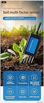 8 in 1 Soil Tester, Nitrogen, Phosphorus, Potassium Npk Tester, Ph, Moisture, Nutrient Conductivity, Ec Meter,High Accuracy Digital Sensitive,Soil Fertility Test - Image 5