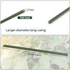 AGTEK 57.6" Garden Stakes, 50PCS Plastic Coated Plant Stakes, 4.8ft Plant Support for Climbing Plants - Image 3