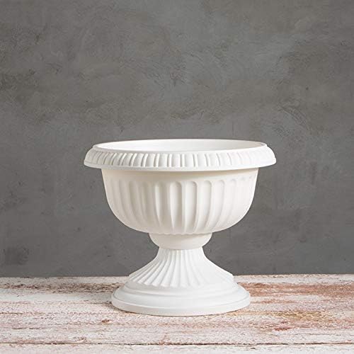 Grecian Urn Planter, White, 18-Inch - Image 2