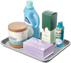 iDesign Waterproof Under Sink Tray for Kitchen, Bathroom, or Laundry Room - Set of 2 - Gray - Image 7